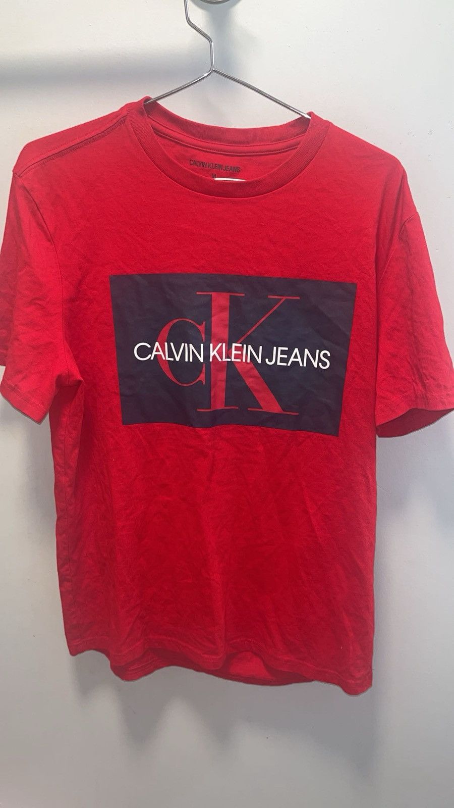 Calvin Klein Calvin Klein Red white & blue shirt with Ck Logo Size US M / EU 48-50 / 2 - 1 Thumbnail