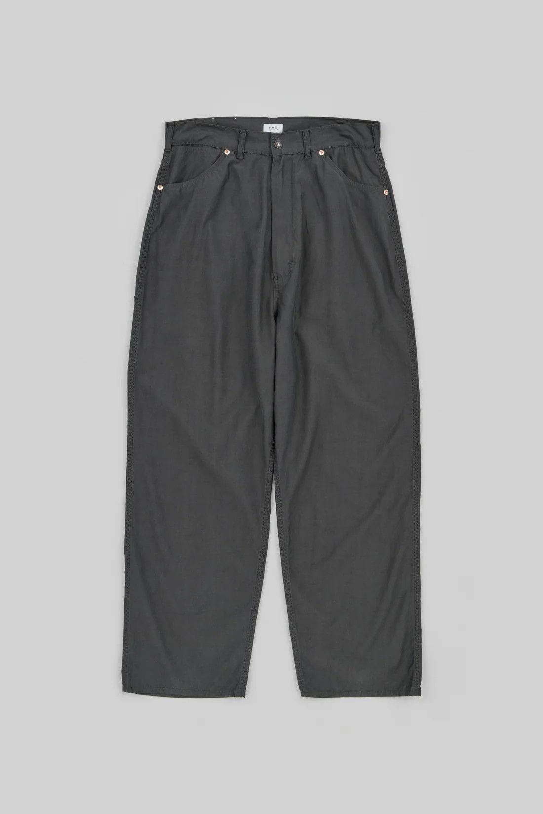 Ciota cotton rayon painter pants size 6 charcoal grey Size US 36 / EU 52 - 1 Thumbnail
