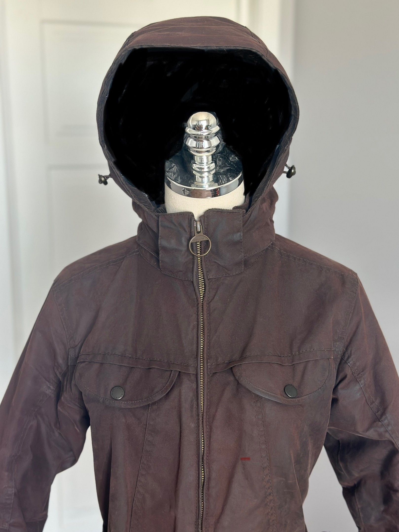 BARBOUR Cameron Wax Women's Hooded Jacket British Style