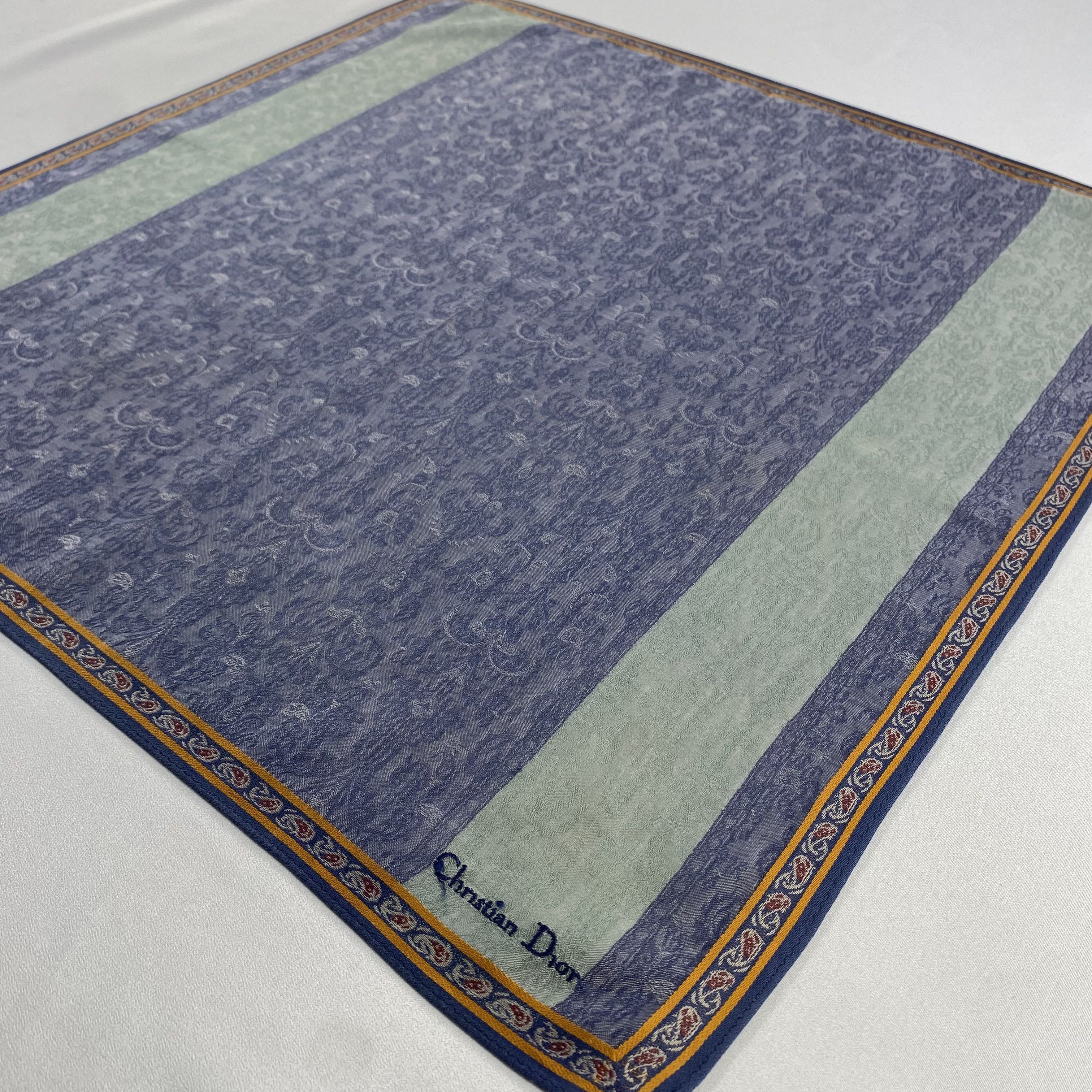 Vintage Christian Dior Monsieur Handkerchief / Neckerchief-P813 Size ONE SIZE - 2 Thumbnail