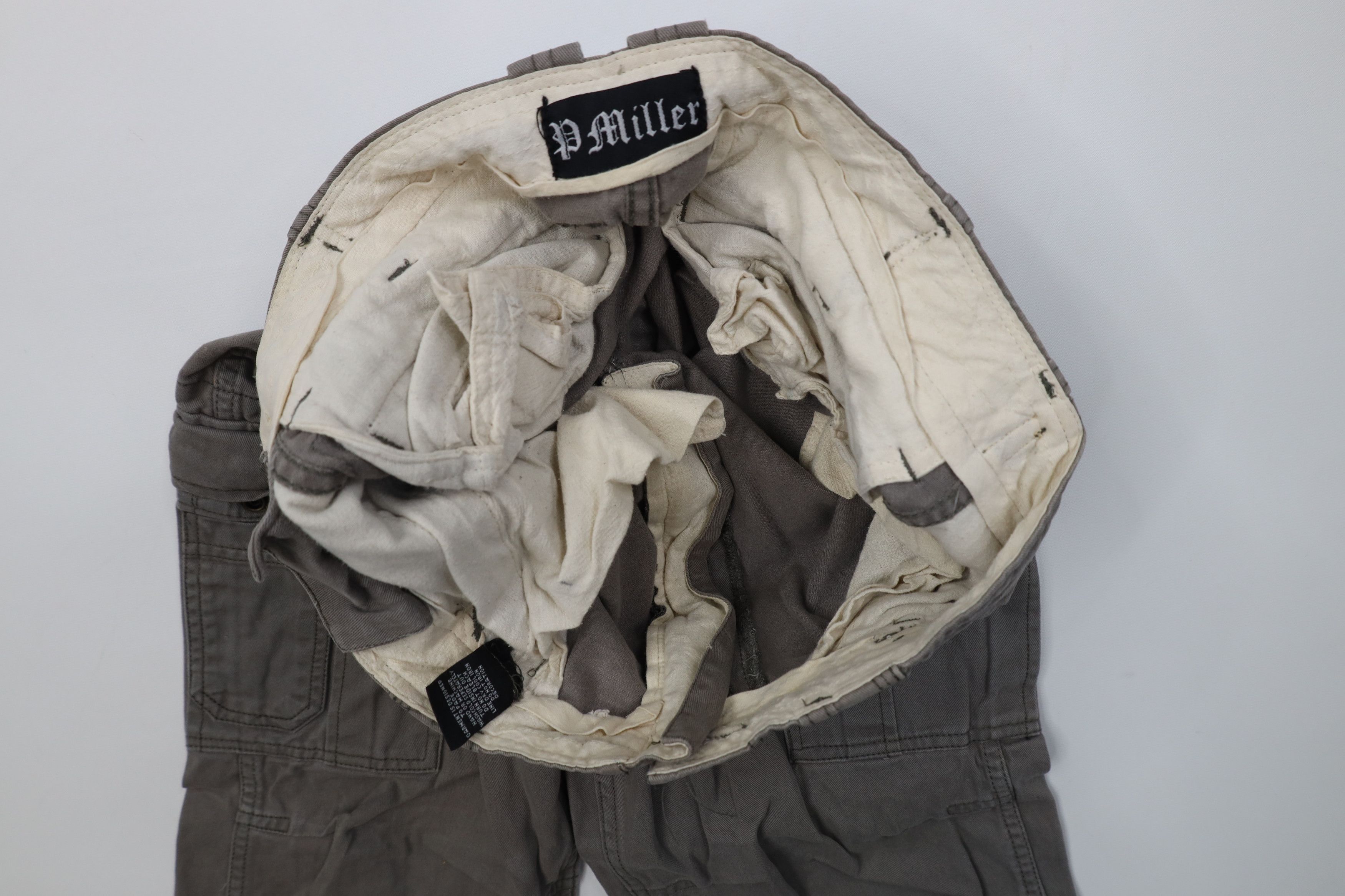 Vintage Vintage Y2K P Miller Relaxed Fit Cargo Pants Gray Cotton Size US 30 / EU 46 - 11 Thumbnail