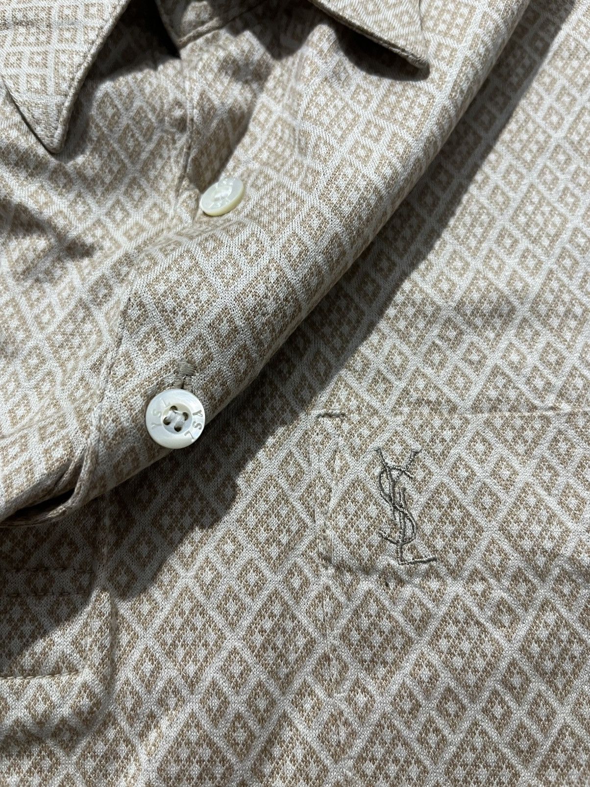 Yves Saint Laurent vintage ysl yvessaintlaurent polo shirt Size US L / EU 52-54 / 3 - 4 Thumbnail