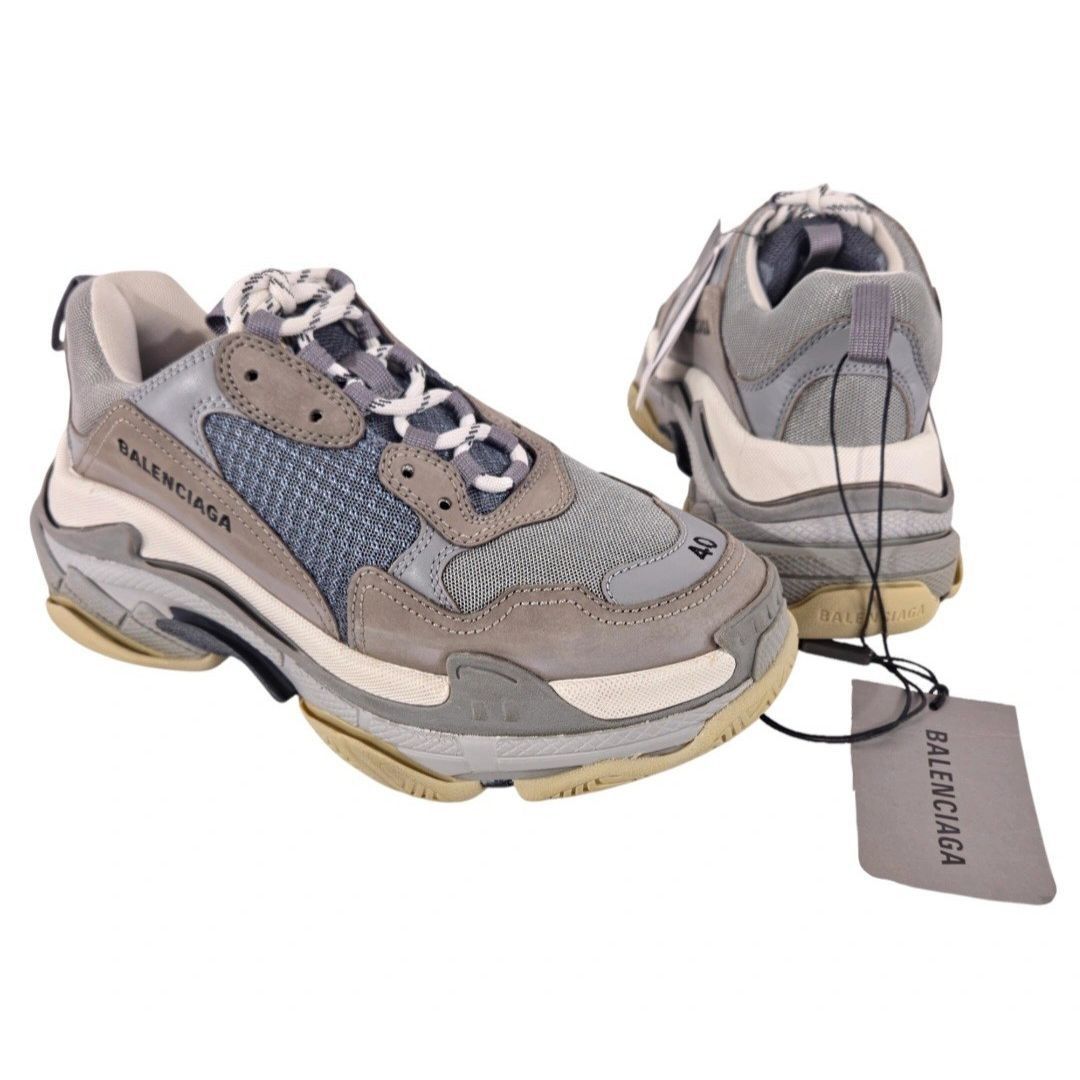 Balenciaga Balenciaga Triple S Sneakers US 7 EU 40 Mens Gray $1100 Size US 7 / EU 40 - 1 Thumbnail