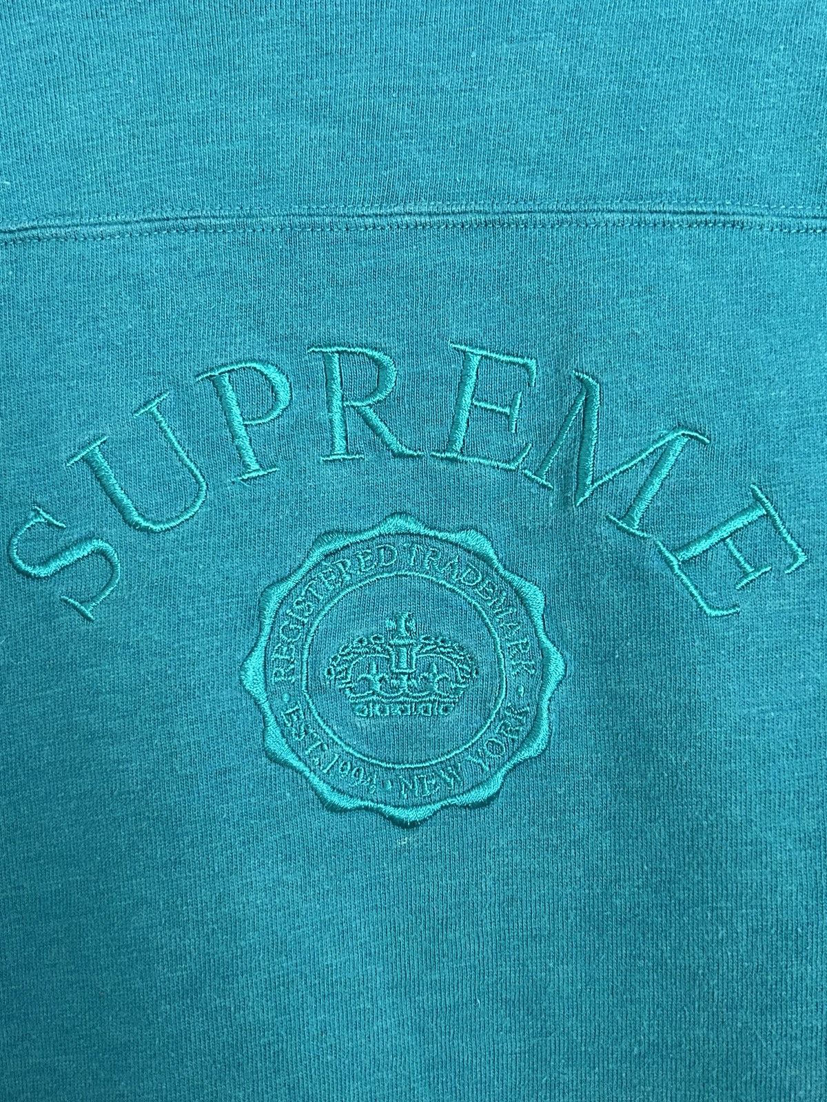 Supreme SUPREME turquoise sweater Size US L / EU 52-54 / 3 - 2 Thumbnail