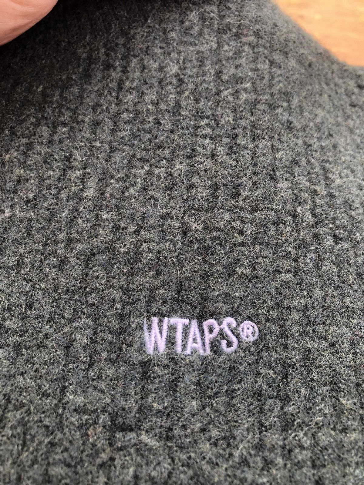 Wtaps sweter waffle wool