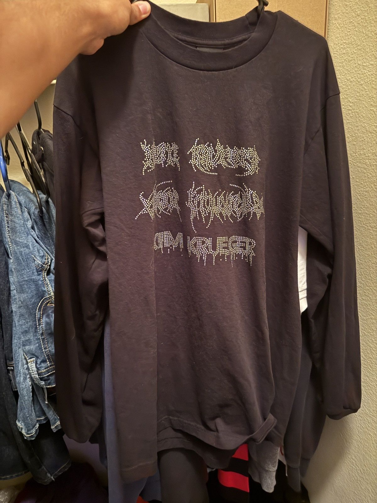 Kim Krueger Kim krueger rhinestone longsleeve Size US L / EU 52-54 / 3 - 1 Thumbnail