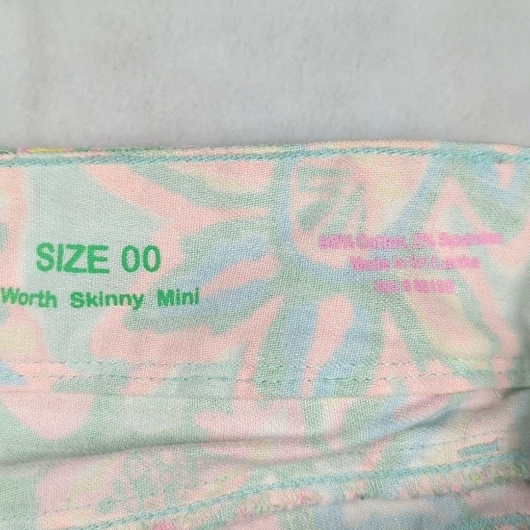 Lilly Pulitzer Skinny Mini Jeans Women\'s Size 00 Pink