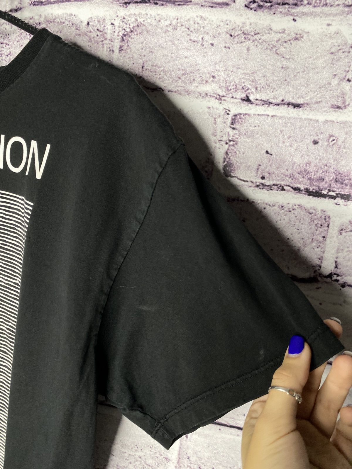 Joy Division Men's T-Shirt Joy Division Unknown Pleasures Logo Tee Size US M / EU 48-50 / 2 - 2 Thumbnail
