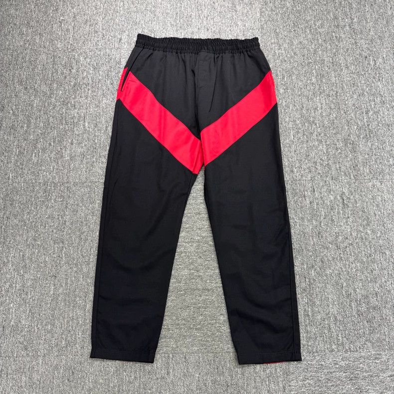 Givenchy Givenchy Black and red spliced wool casual pants Size US XL / EU 56 / 4 - 1 Thumbnail