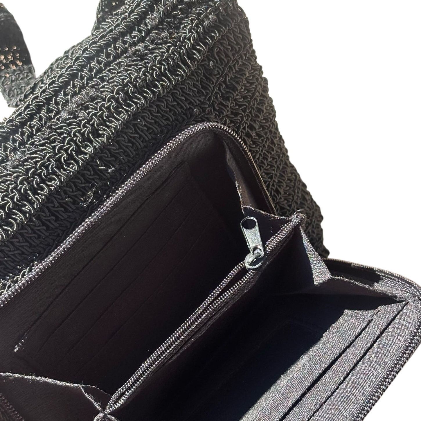 Other Black Beaded Purse Size ONE SIZE - 5 Thumbnail