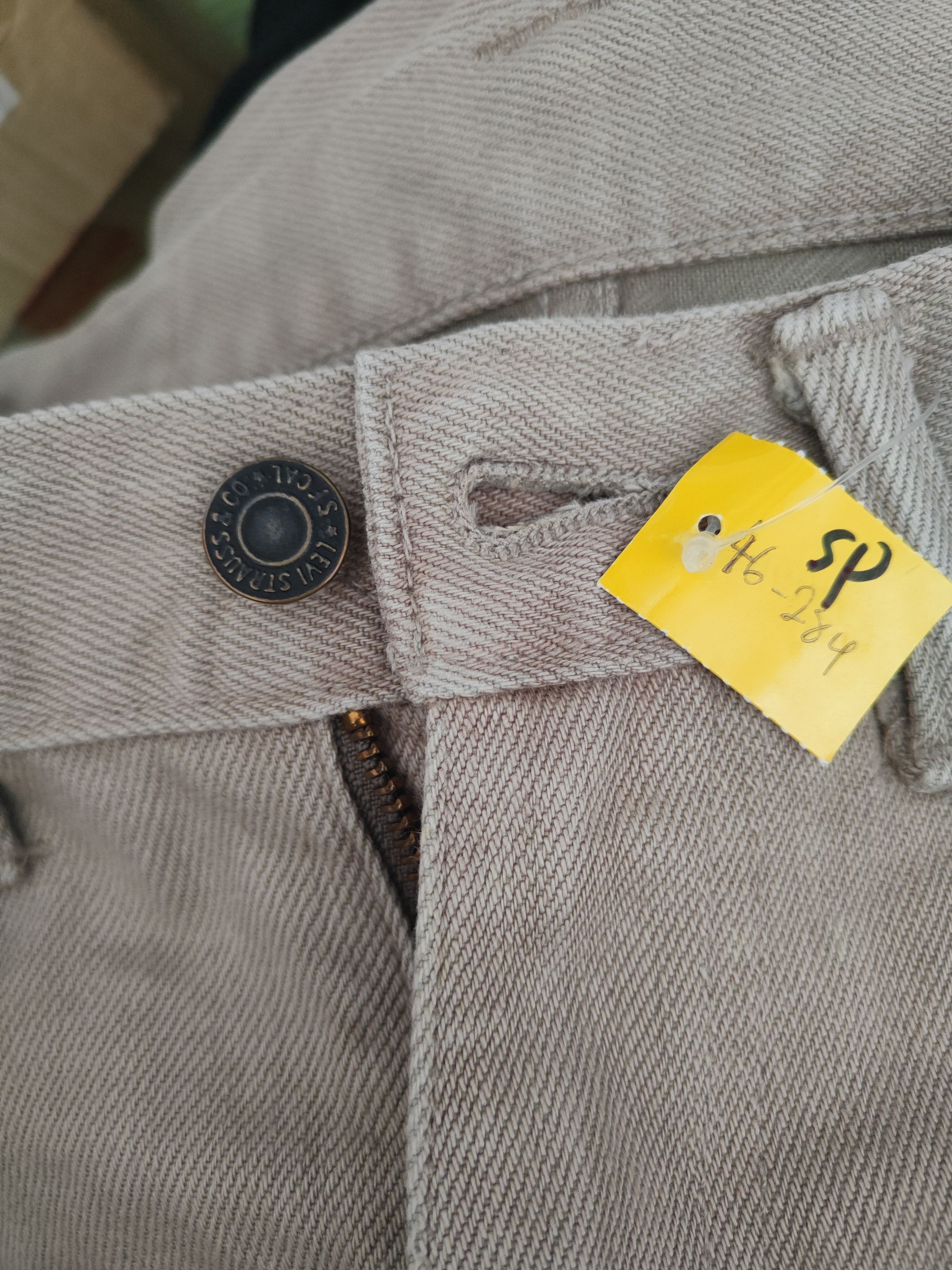 Levi's DL Levi's Beige Multipocket Casual Pants #sp46-284T Size US 31 - 19 Thumbnail