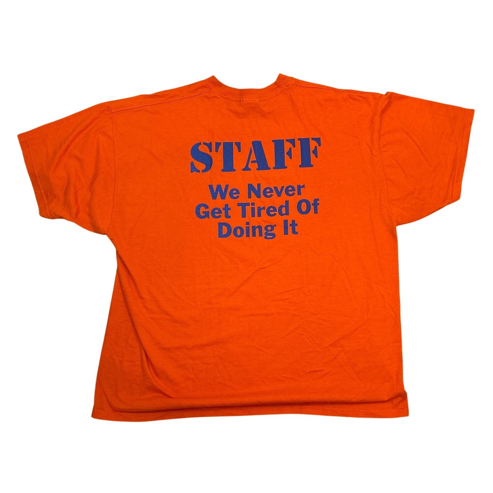 Jerzees STAFF “We never get tired of doing it” SAB Jerzees XXL shirt Size US XXL / EU 58 / 5 - 4 Thumbnail
