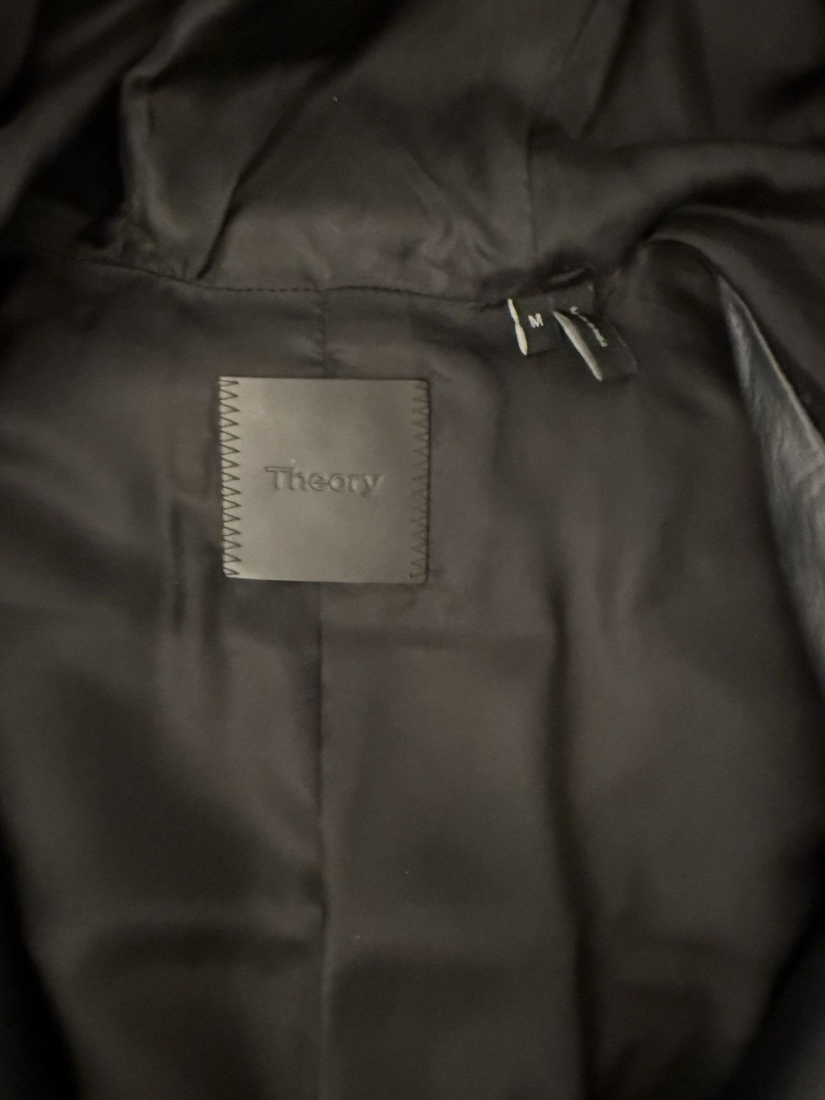 Theory Theory hooded leather jacket Size US M / EU 48-50 / 2 - 4 Thumbnail