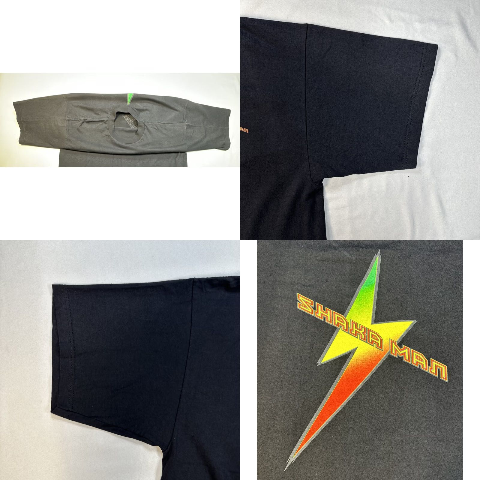 Vintage VINTAGE Murina Shaka Man T-Shirt Reggae Graphic 90s XL Black 100% Cotton Men Crew Neck Short Sleeve Heavyweight Size US XL / EU 56 / 4 - 8 Thumbnail