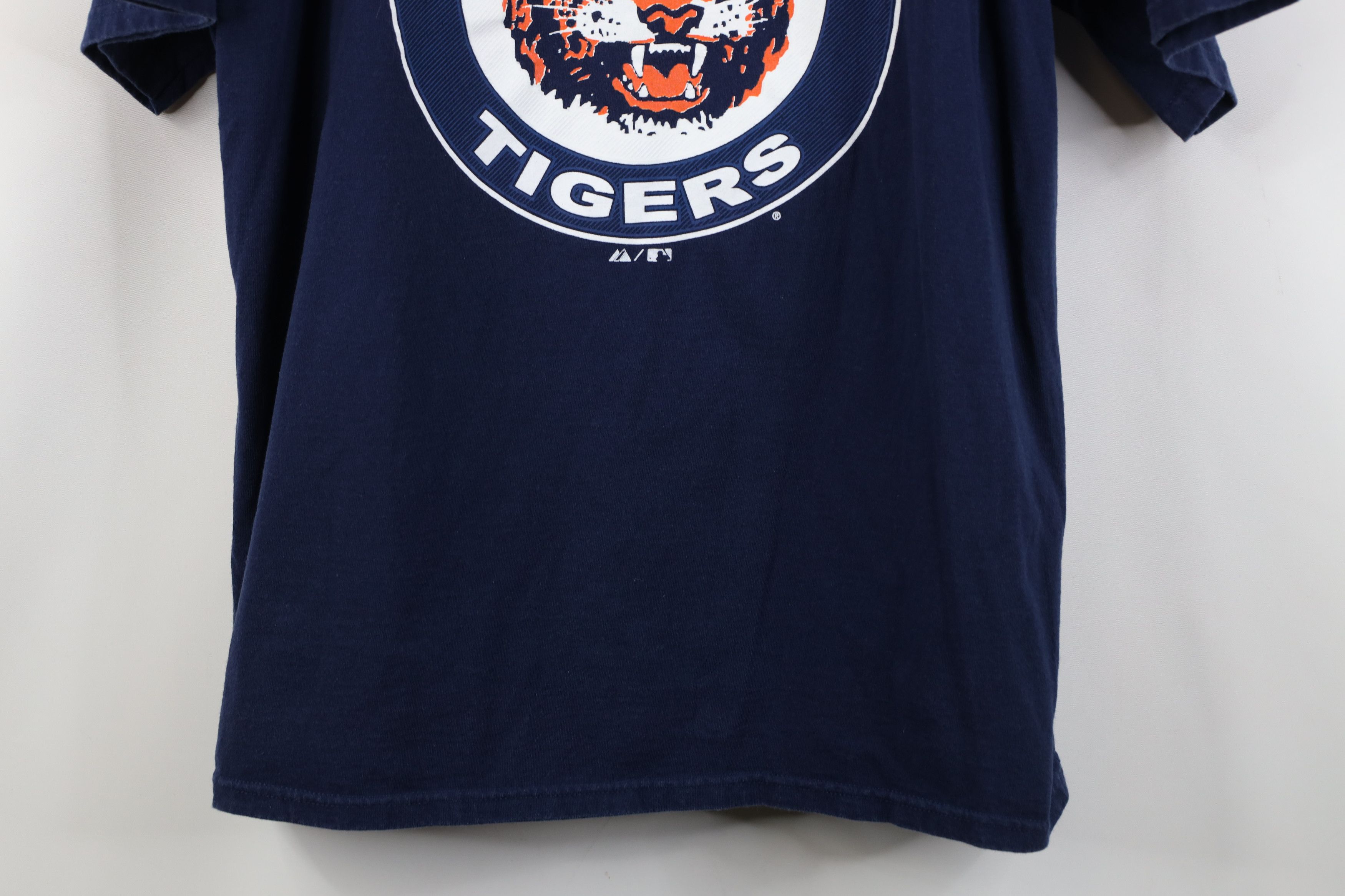 Majestic Vintage Y2K Majestic Detroit Tigers Baseball T-Shirt Blue Size US L / EU 52-54 / 3 - 3 Thumbnail
