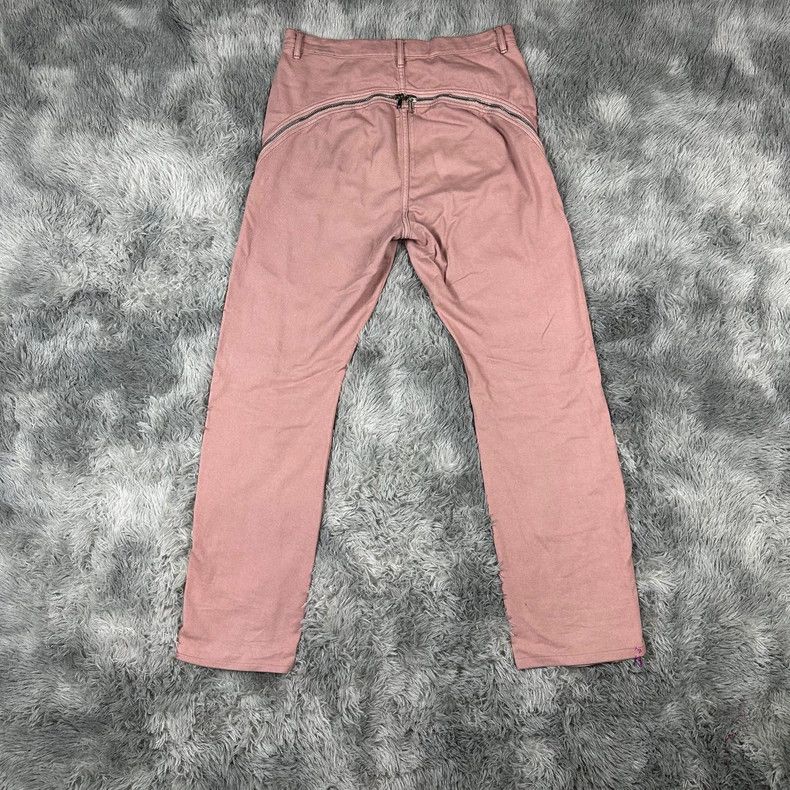 Rick Owens rick owens Rare Pink Zipper Pants Size US 32 / EU 48 - 2 Thumbnail