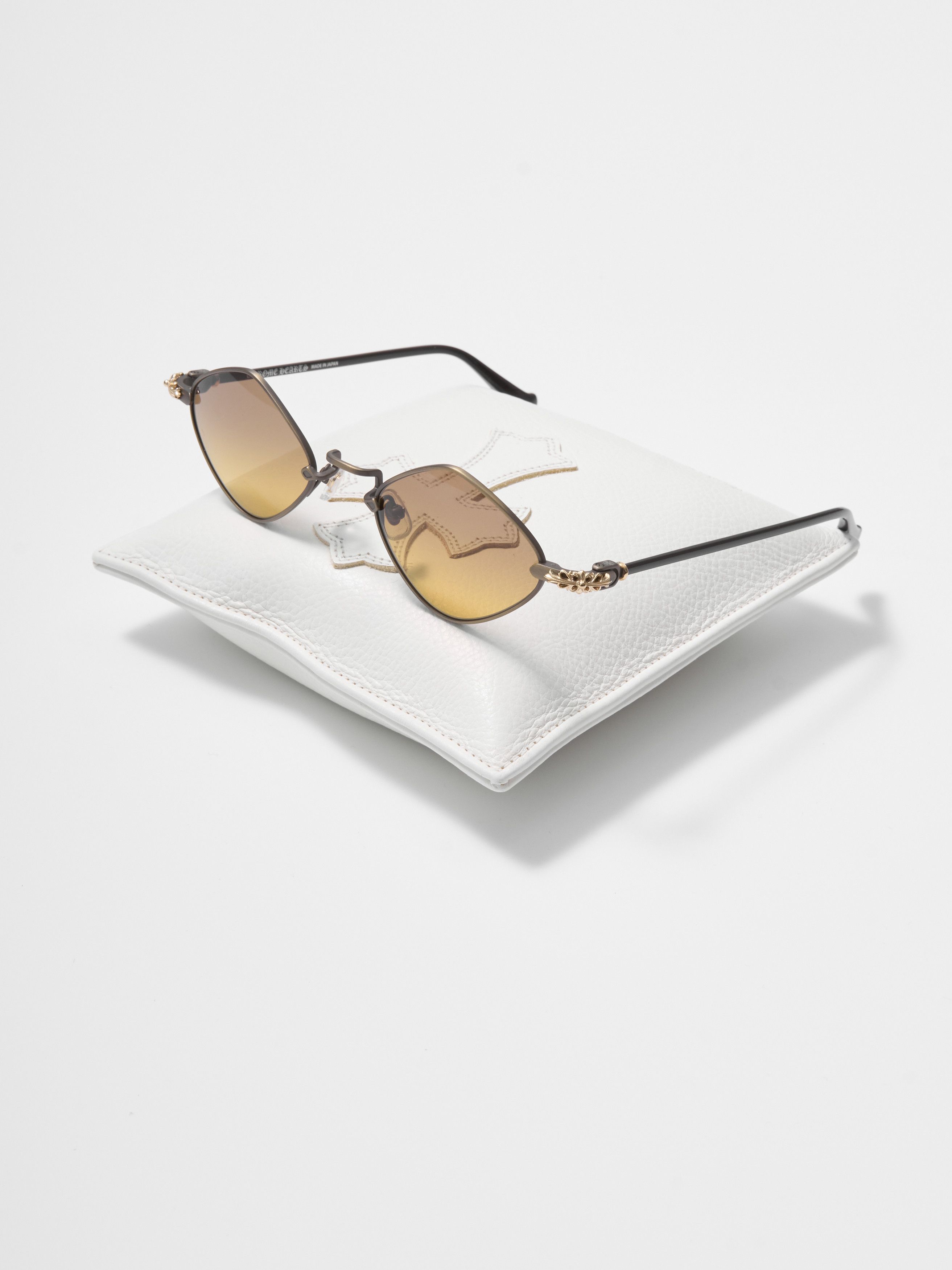 Chrome Hearts CHROME HEARTS DIAMOND DOG SAND - CLASSIC BROWN SUNGLASSES Size ONE SIZE - 1 Thumbnail