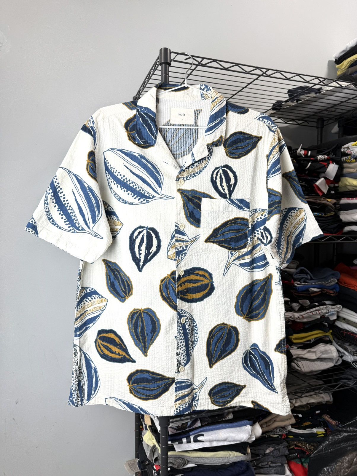 Folk Folk 4 Flowers All Over Print Shirt Luxury Retro Size US L / EU 52-54 / 3 - 1 Thumbnail