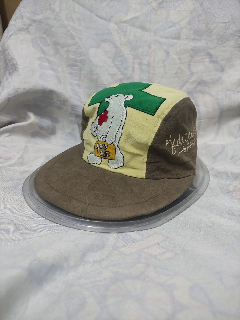 Jean Charles De Castelbajac JEAN CHARLES DE CASTELBAJAC SKI PATROL VINTAGE 5 PANEL CAP Size ONE SIZE - 12 Thumbnail