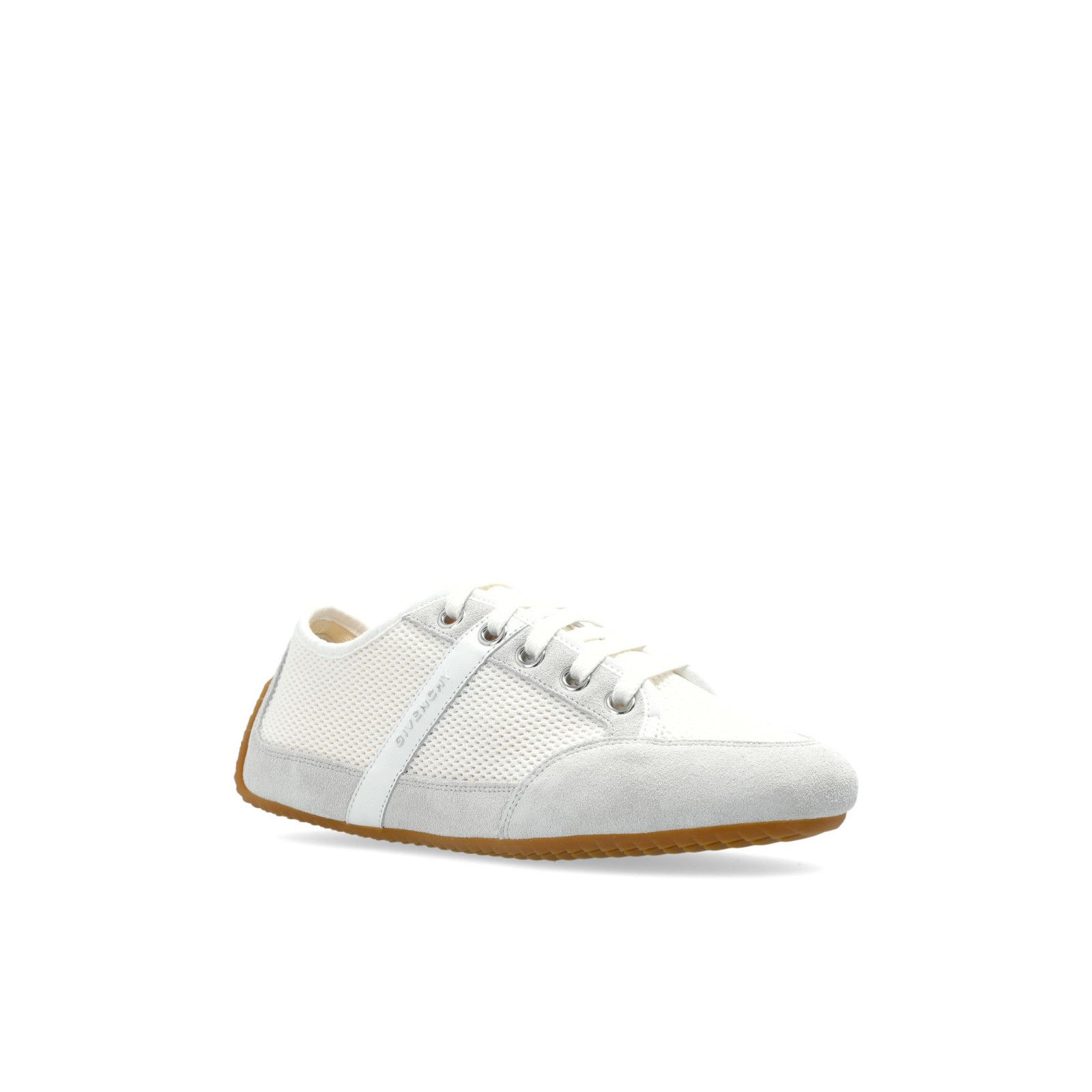 Givenchy GIVENCHY White Leather Suede Sneakers New & Authentic (Women Size US 6 / IT 36 - 2 Thumbnail