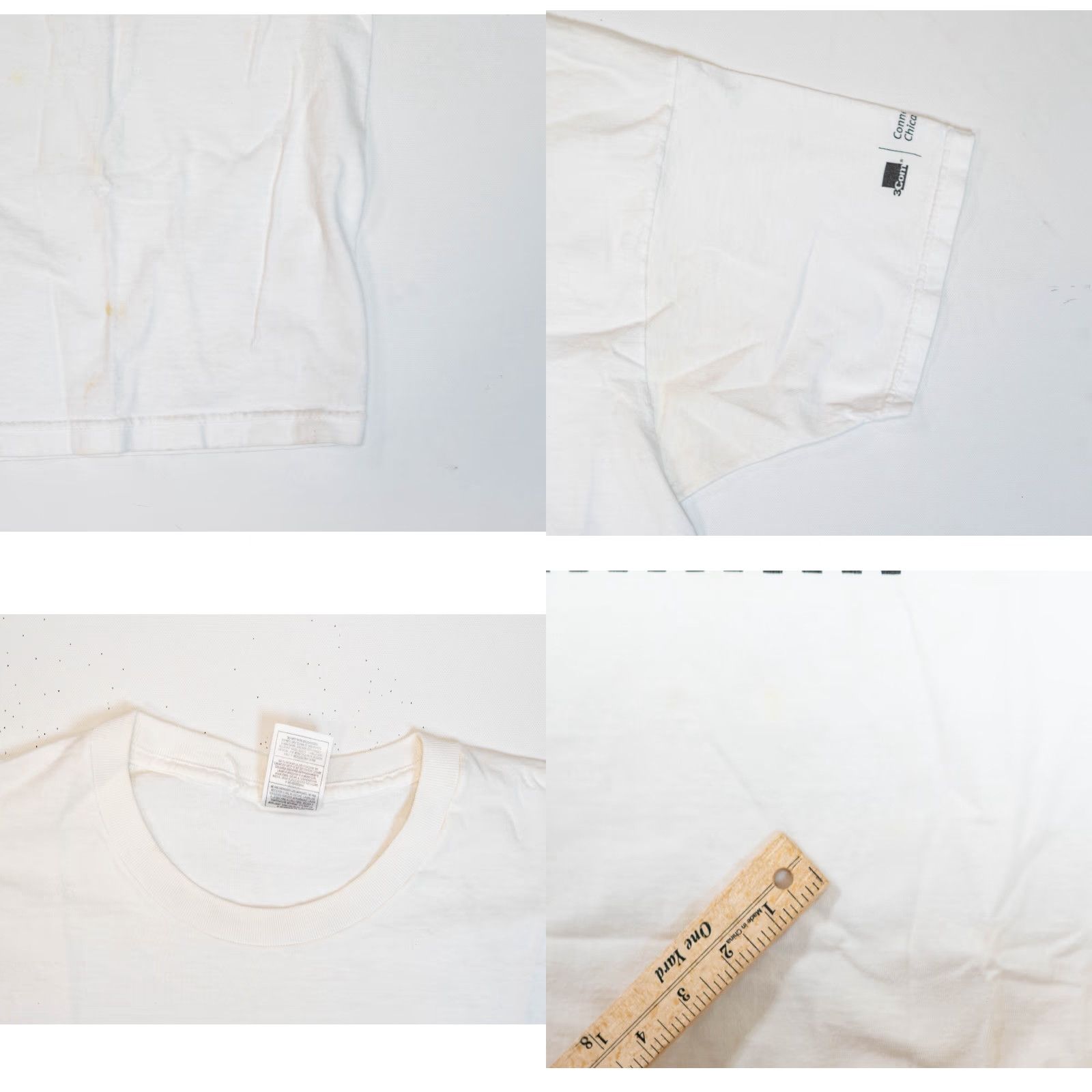 Fruit Of The Loom VINTAGE JUKebox T-Shirt Men XL White Wurlitzer Juke Promo Chicago Shirt Mens XL White 90s Vintage Rock Music Art City USA Size US XL / EU 56 / 4 - 9 Thumbnail