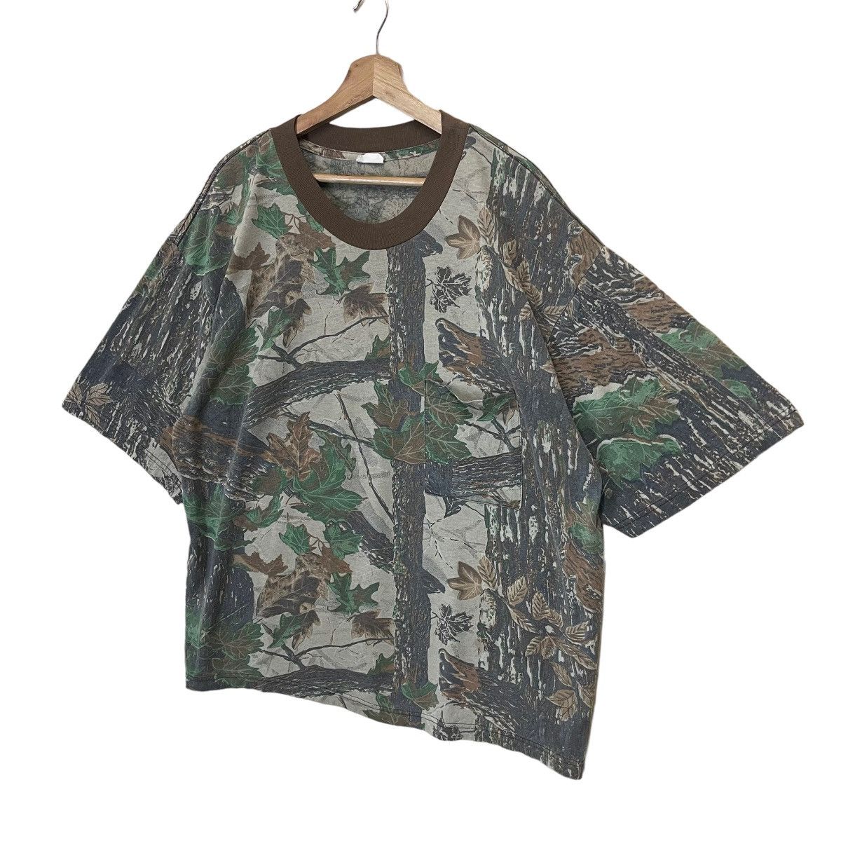 Japanese Brand Vintage 90s Real Tree Crewneck Tee Size US XL / EU 56 / 4 - 3 Thumbnail