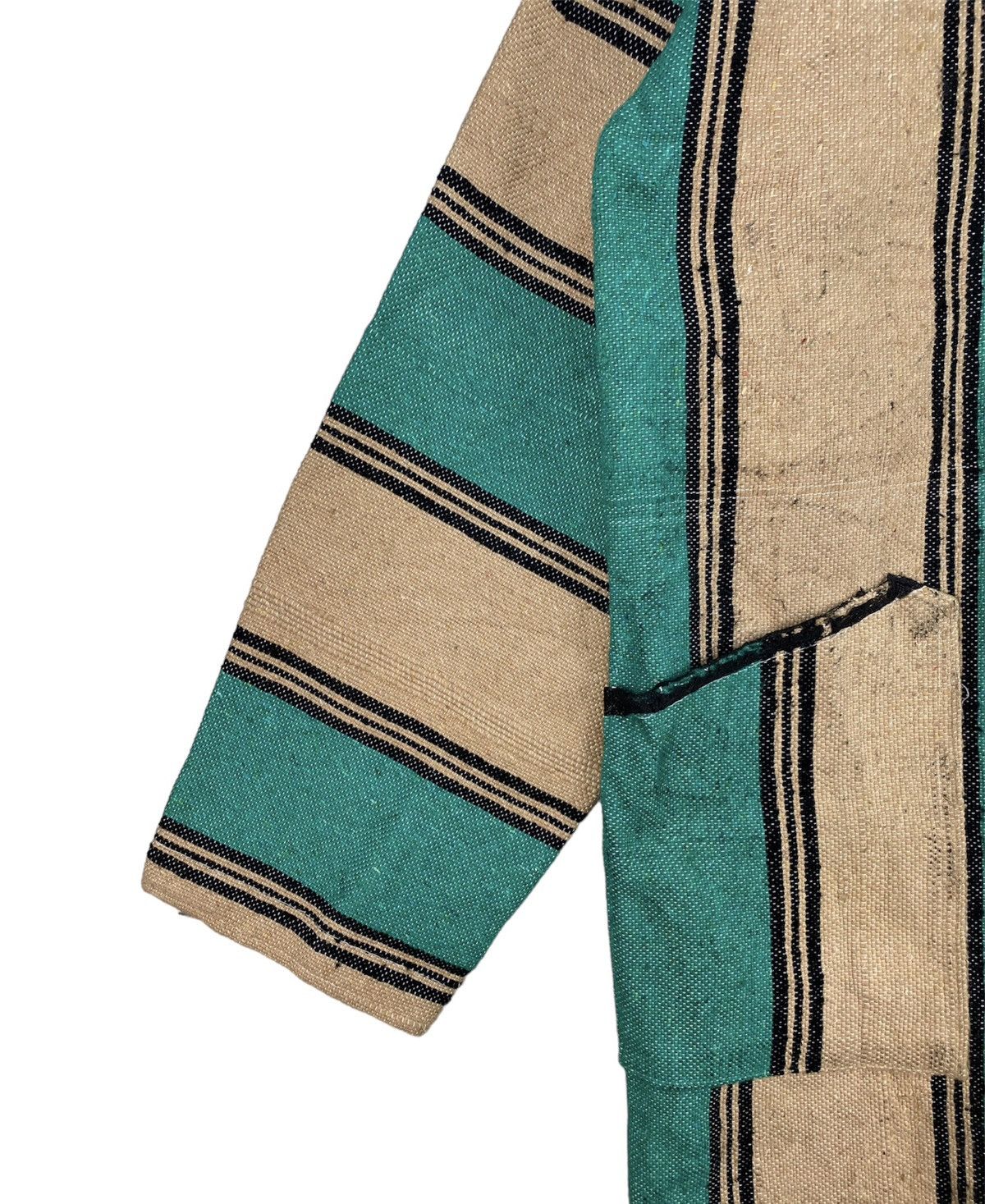Vintage ❗️RARE❗️Burlap Stripe Hooded Jacket Size US XL / EU 56 / 4 - 5 Thumbnail