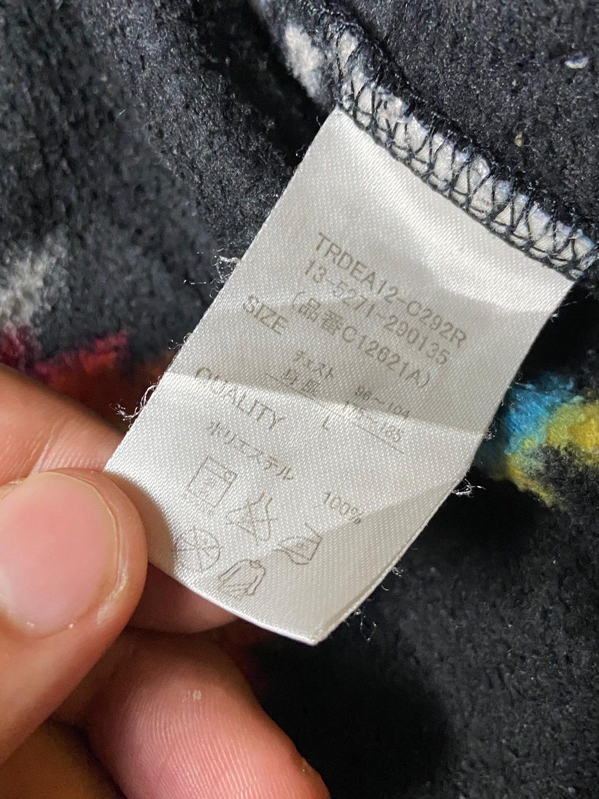 Japanese Brand × Vintage Anti-Label Basic Abstract Fleece Jacket (121) Size US L / EU 52-54 / 3 - 10 Thumbnail
