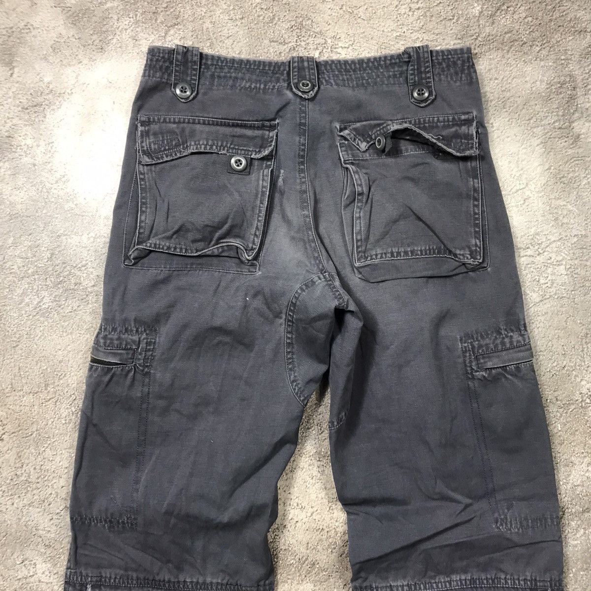 Vintage Vintage Y2K Baggy Cargo Pants Distressed Techwear Logo 29 Size US 29 - 8 Thumbnail