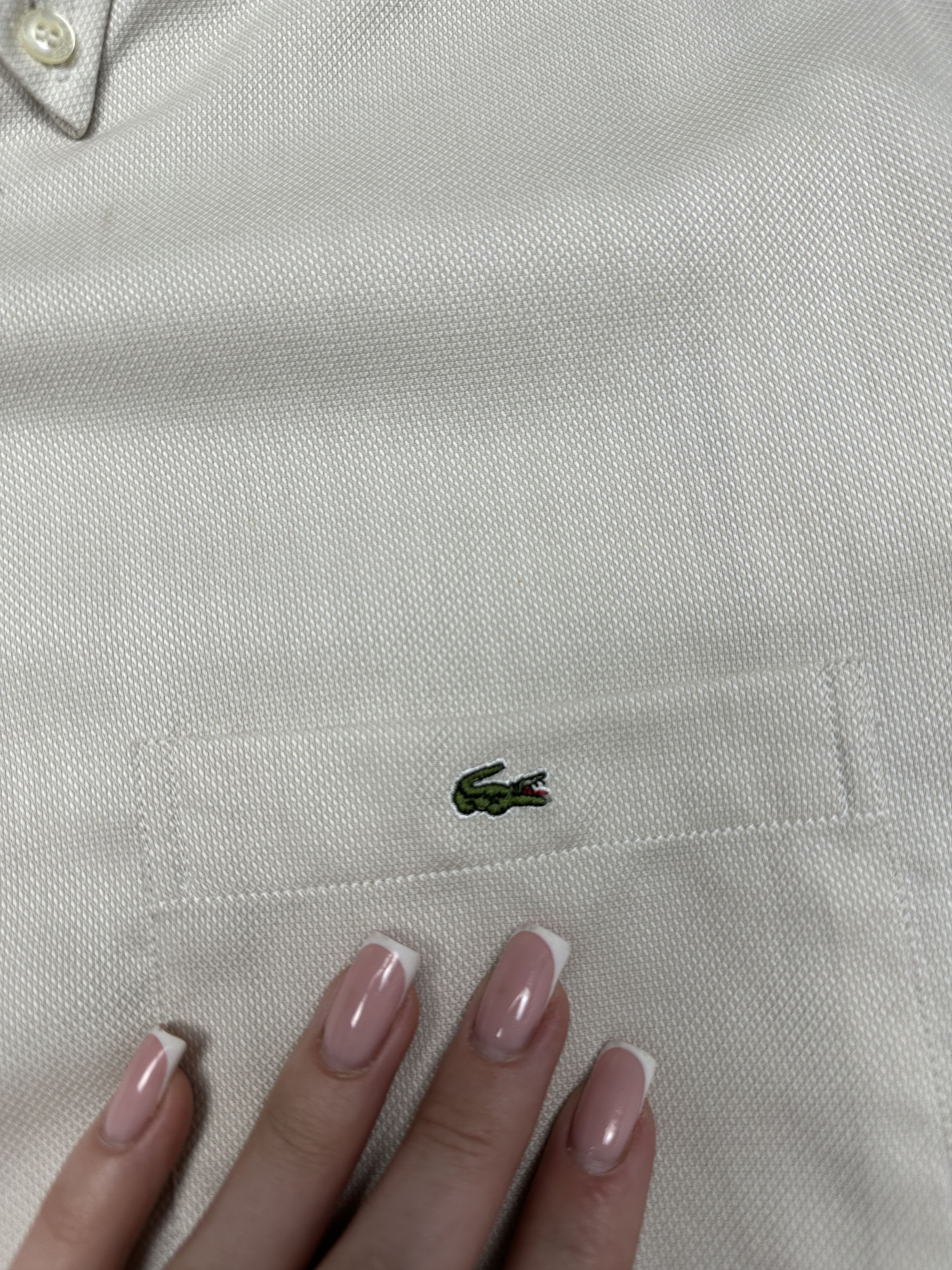 Lacoste Lacoste Vintage Mens Short Sleeve Shirt Size US XL / EU 56 / 4 - 3 Thumbnail