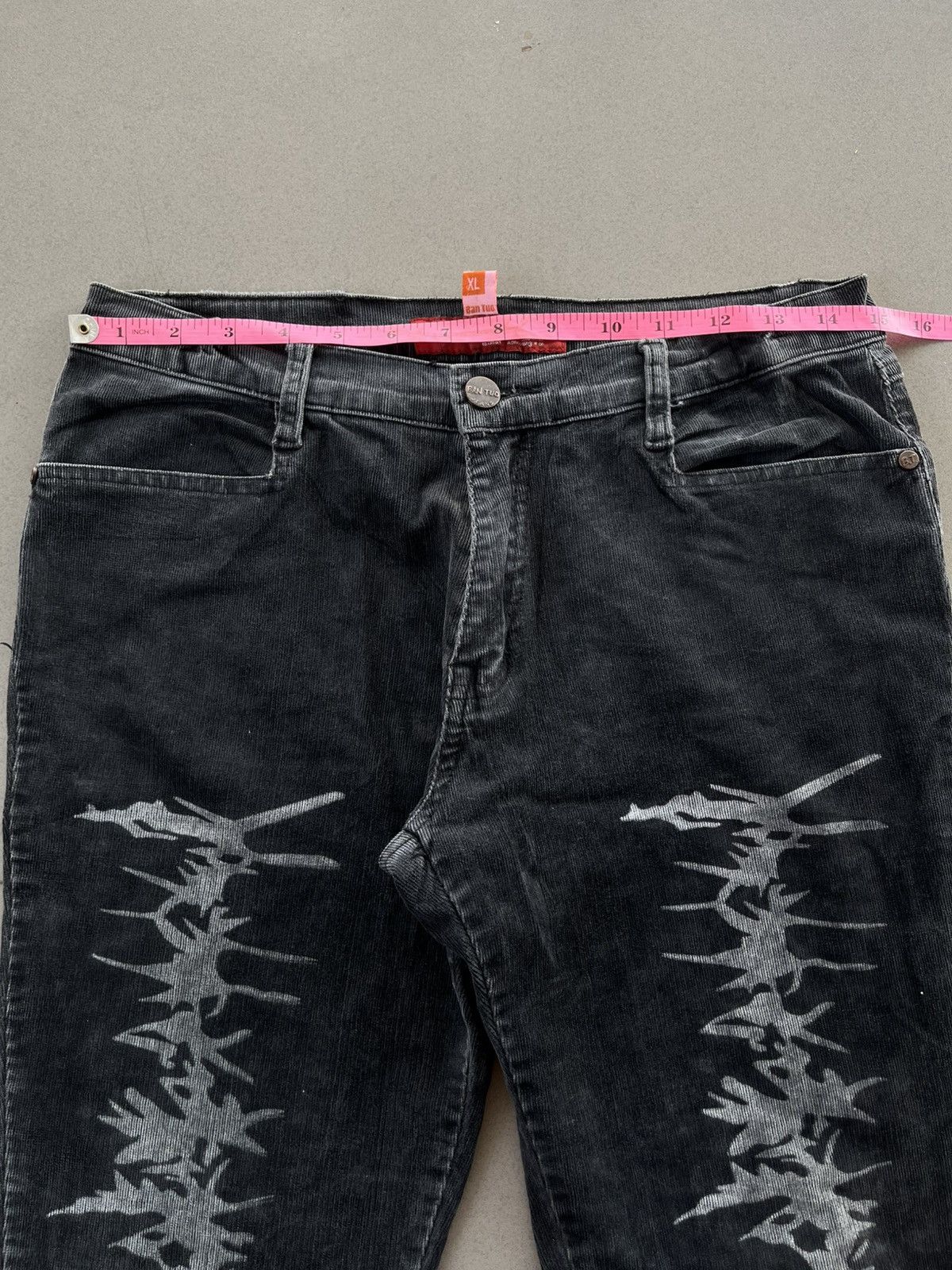 14th Addiction JAPANESE BANTUO CORDUROY FLARE BOOT CUT PANTS PUNK VKEI Size US 29 - 10 Thumbnail
