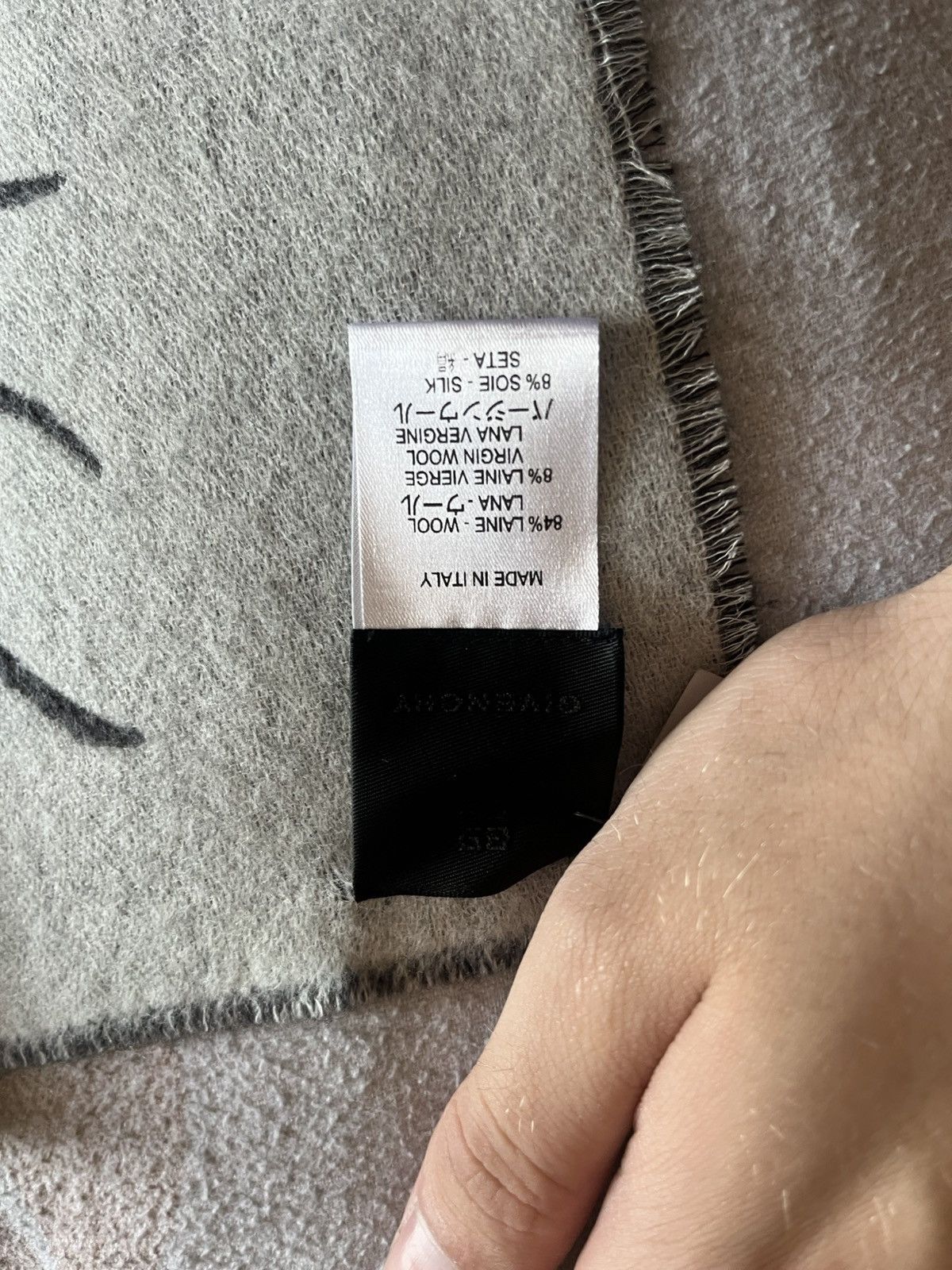 Givenchy Givenchy Intarsien-Schal mit Logo Size ONE SIZE - 7 Thumbnail