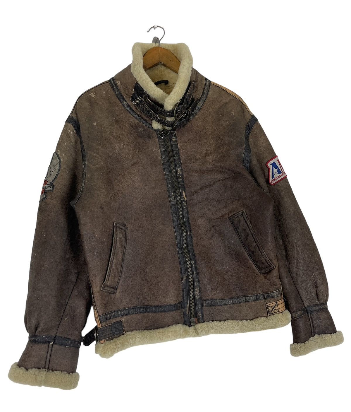 Flight Club TYPE AITOZ CORP FLIGHT GARMENT LEATHER JACKET Size US M / EU 48-50 / 2 - 4 Thumbnail