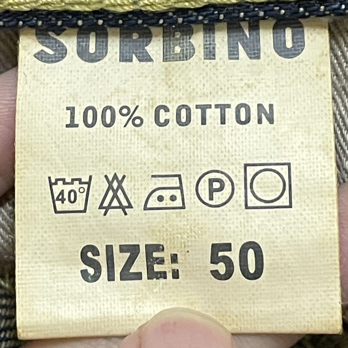 Japanese Brand × Le Grande Bleu (L.G.B.) × Vintage Very Rare Vintage Japanese Brand Sorbino Jeans 1990s Size US 34 / EU 50 - 11 Thumbnail