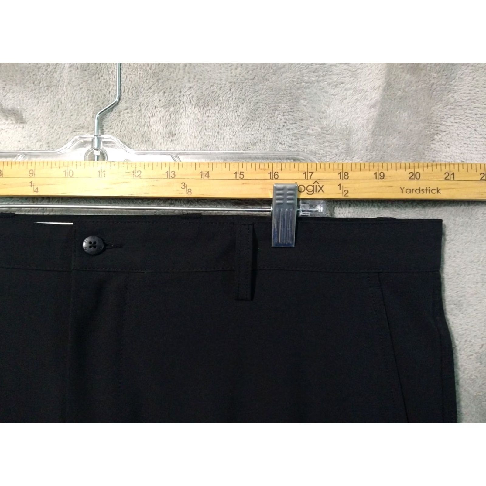 Footjoy FootJoy Pants Mens 40x30 Black Chino Performance Straight Leg Stretch Pants Size US 40 / EU 56 - 3 Thumbnail