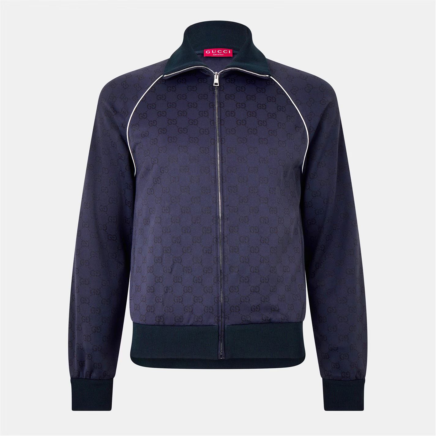 Gucci o1g2r1mq0426 Full Zip Tracksuit Jacket in Navy Size US M / EU 48-50 / 2 - 1 Thumbnail