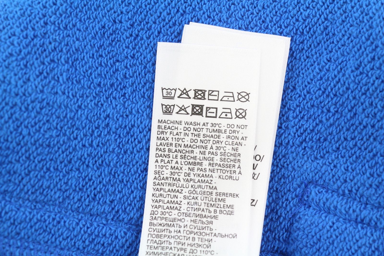Diesel S-BOLIN M Blue Snap Button Polo Sweatshirt 41170 Size US M / EU 48-50 / 2 - 12 Thumbnail