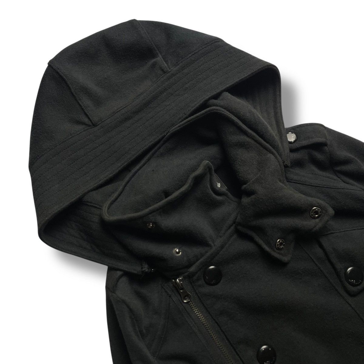 If Six Was Nine × Japanese Brand × Le Grande Bleu (L.G.B.) 🇯🇵 BARAK ASYMMETRICAL FULL ZIP HOODIE JACKET Size S / US 4 / IT 40 - 5 Thumbnail