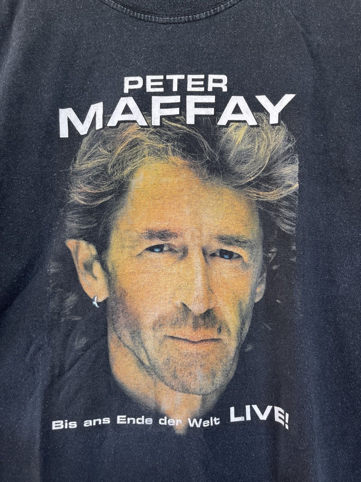 Vintage 2000 Peter Maffay Tour Vintage T-shirt Perfect Fade Size US XL / EU 56 / 4 - 5 Thumbnail