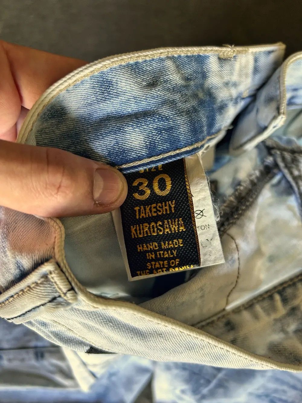 Hysteric Glamour × Japanese Brand 💥 HYSTERIC GLAMOUR BALENCIAGA STYLE JAPANESE JEANS Size US 32 / EU 48 - 8 Thumbnail
