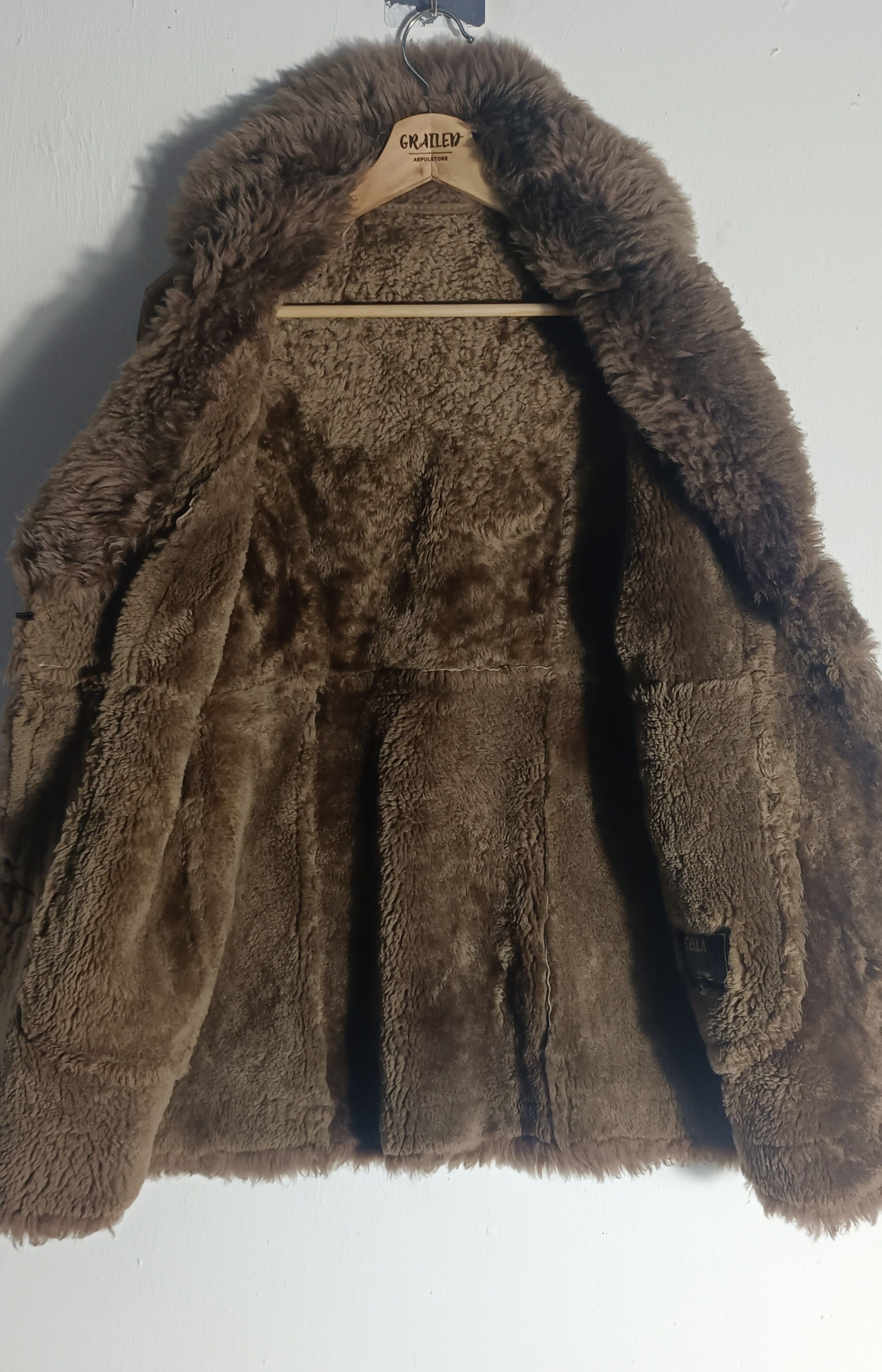 McQ Alexander McQueen Vintage 💥Stella Suede Jacket Faux Fur Made In Spain Size S / US 4 / IT 40 - 4 Thumbnail