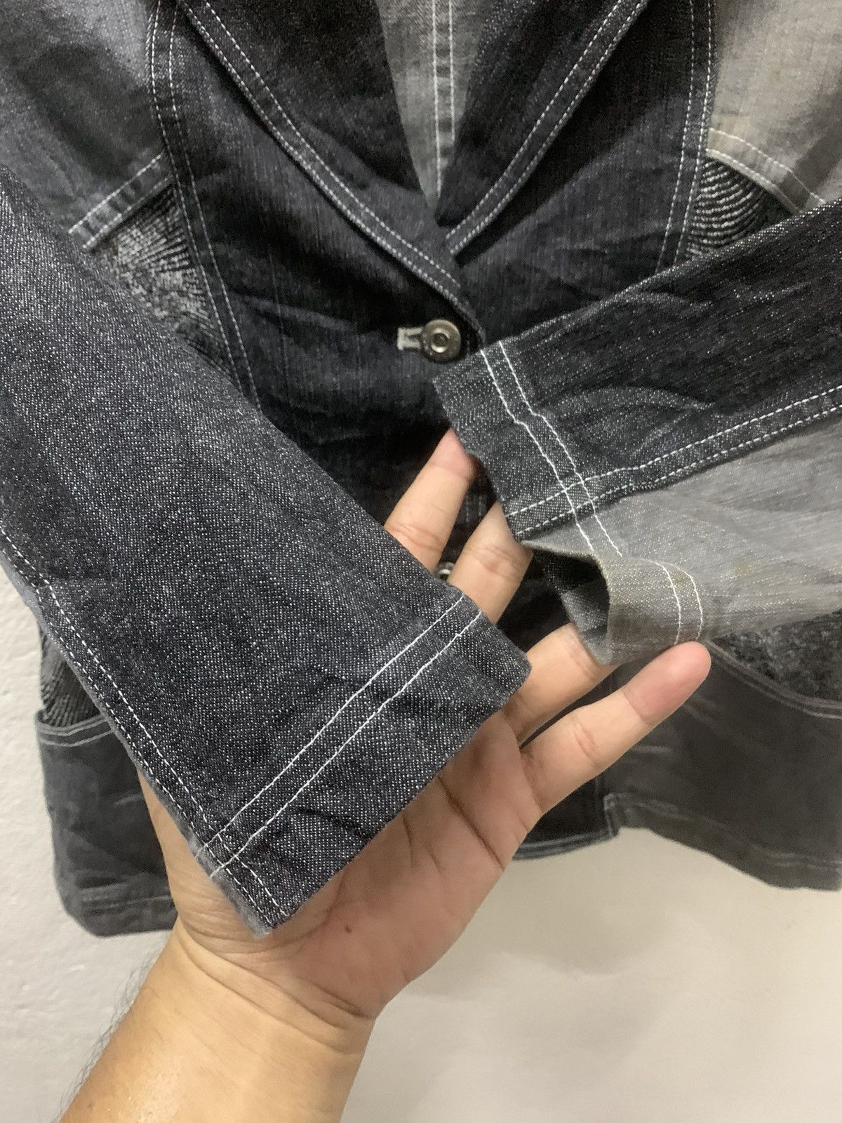 Japanese Brand Especie Denim Jacket nice Design Size XS / US 0-2 / IT 36-38 - 11 Thumbnail