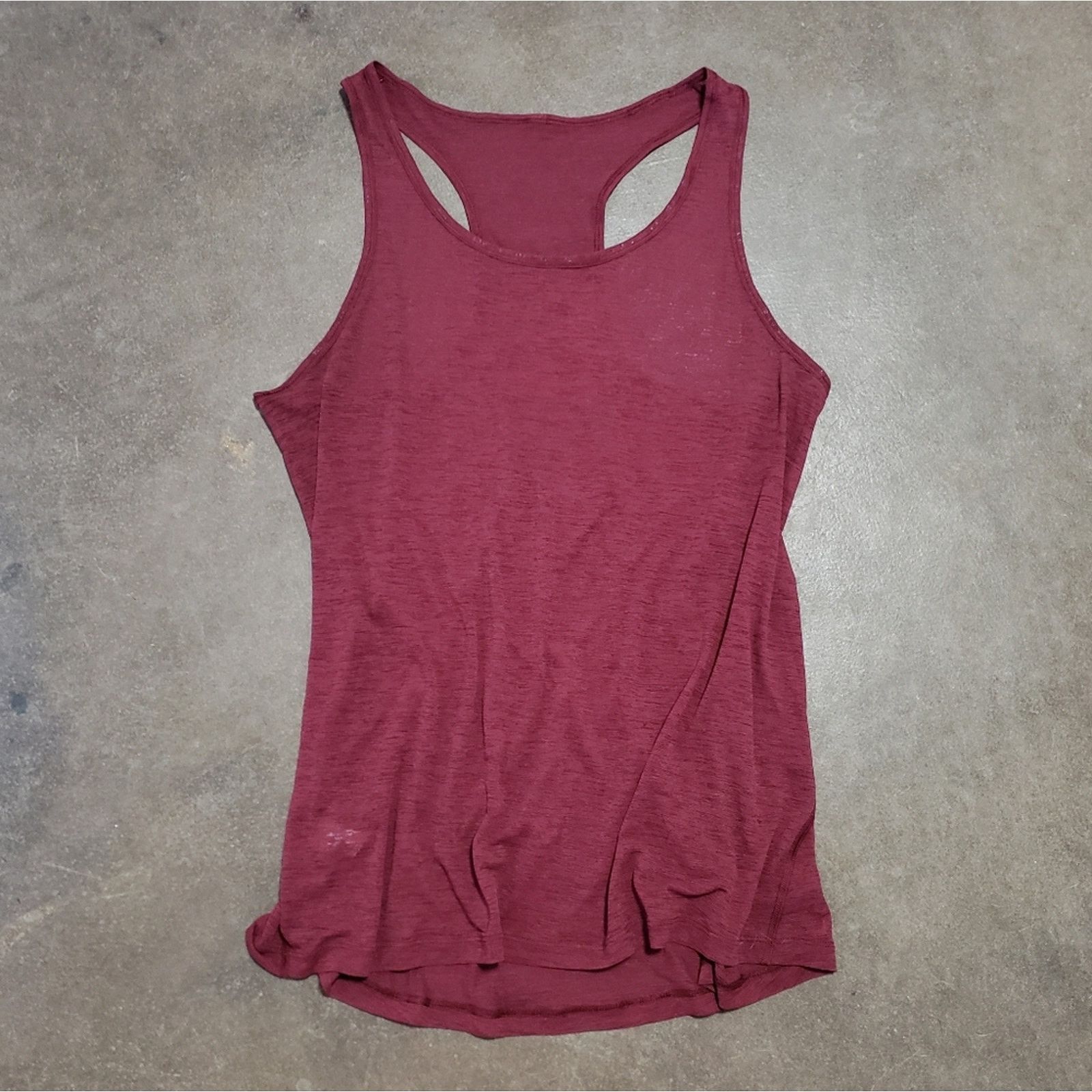 Other Burgundy Heathered | LUCY | Athletic Racerback Size L / US 10 / IT 46 - 1 Thumbnail