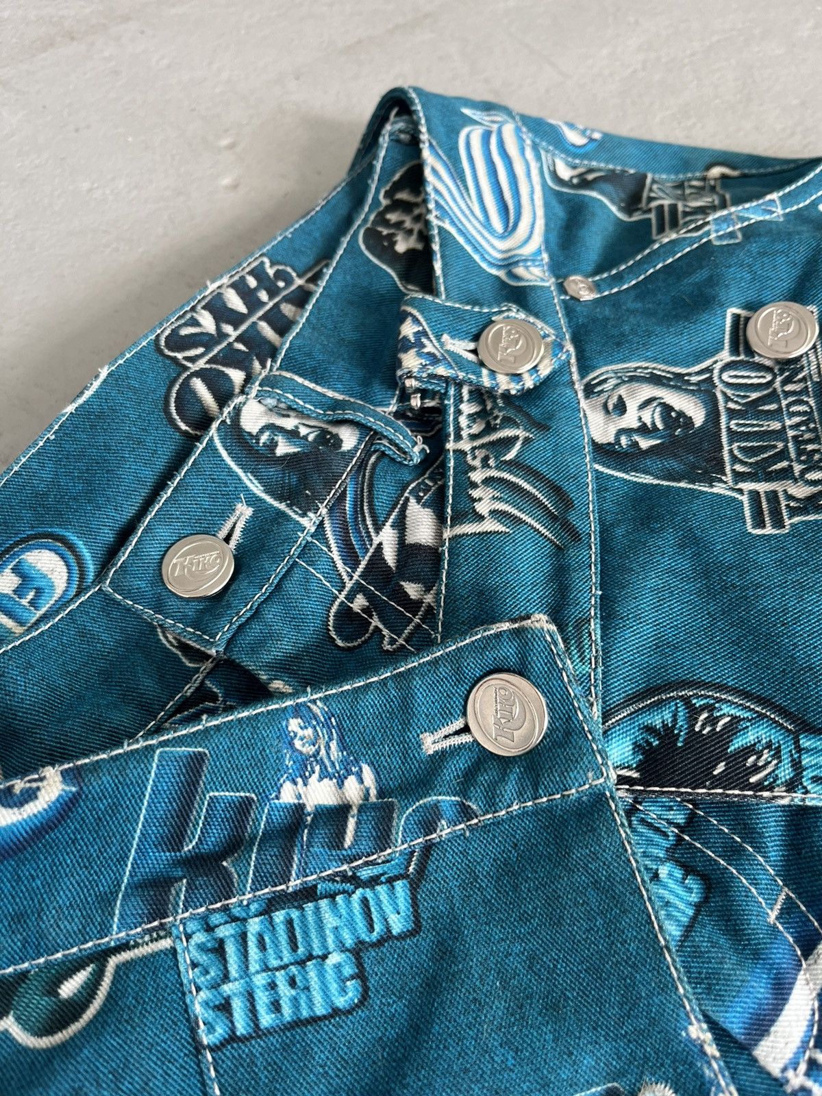 Hysteric Glamour × Kiko Kostadinov Denim pants and skirt set Size 28" / US 6 / IT 42 - 4 Thumbnail