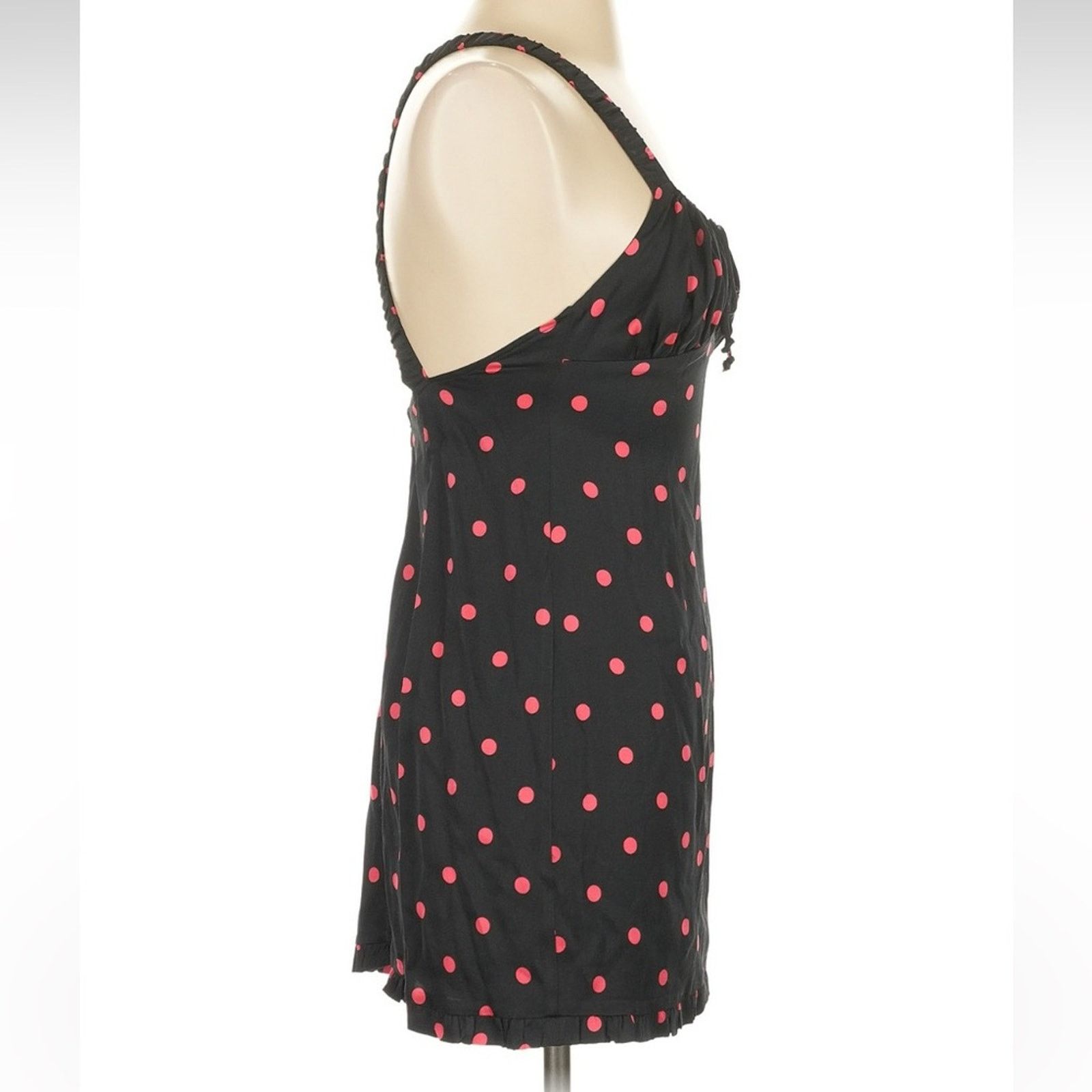 For Love & Lemons For Love & Lemons Jenny Dot Mini Dress - Polka Dot - Size XS Size XS / US 0-2 / IT 36-38 - 4 Thumbnail