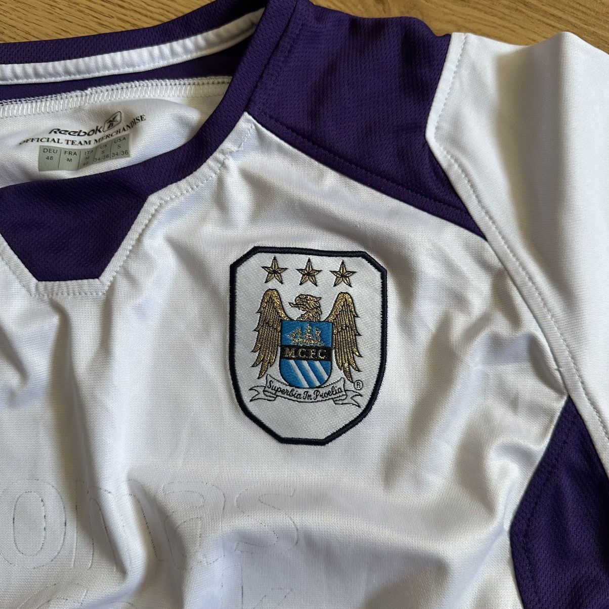Reebok × Vintage Vintage Manchester City FC 2004 2005 Away Shirt Reebok Size US S / EU 44-46 / 1 - 7 Thumbnail