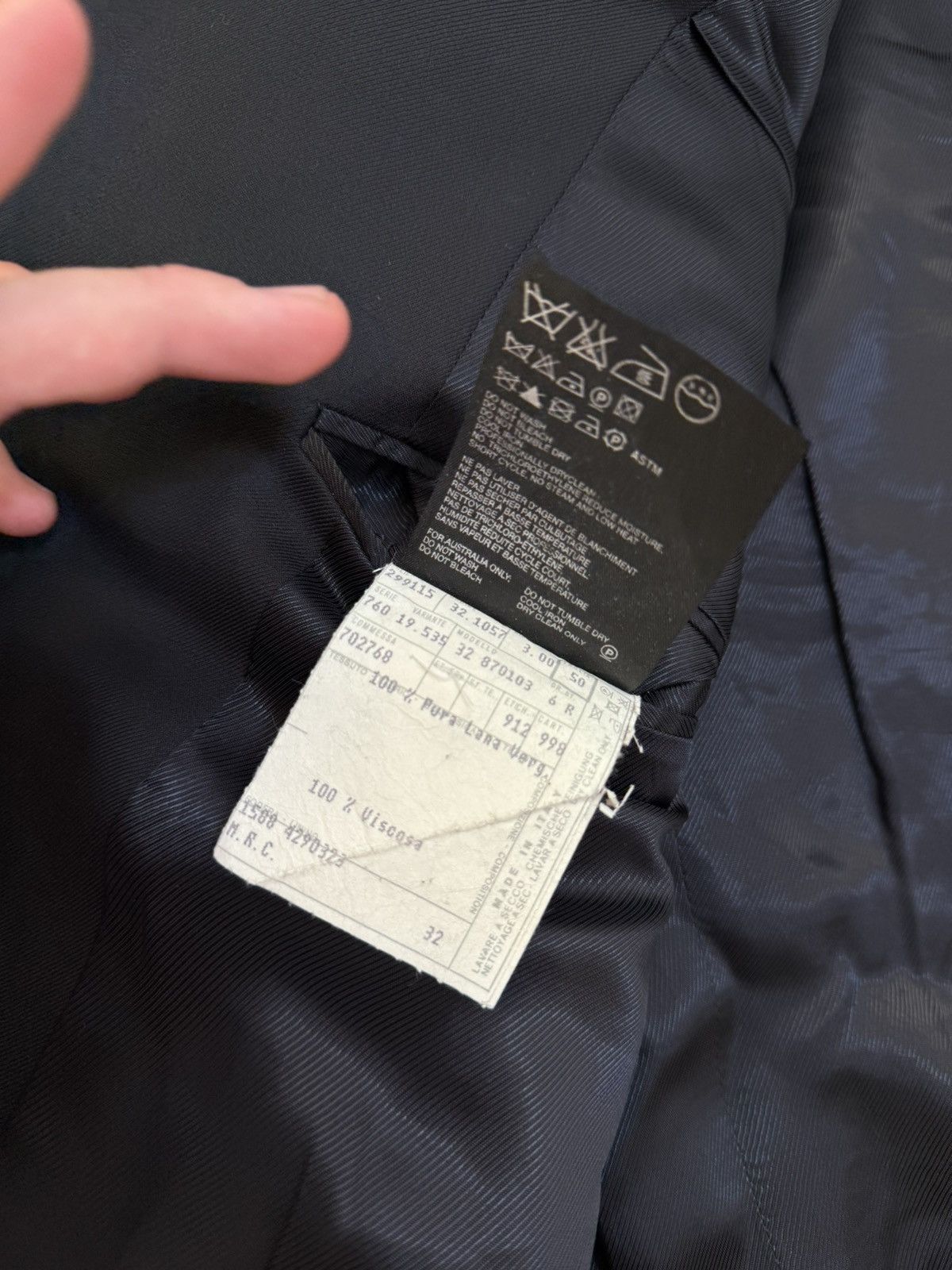 Prada PRADA Suit Jacket Coat Blazer Pants Trousers Wool Size 50R - 5 Thumbnail