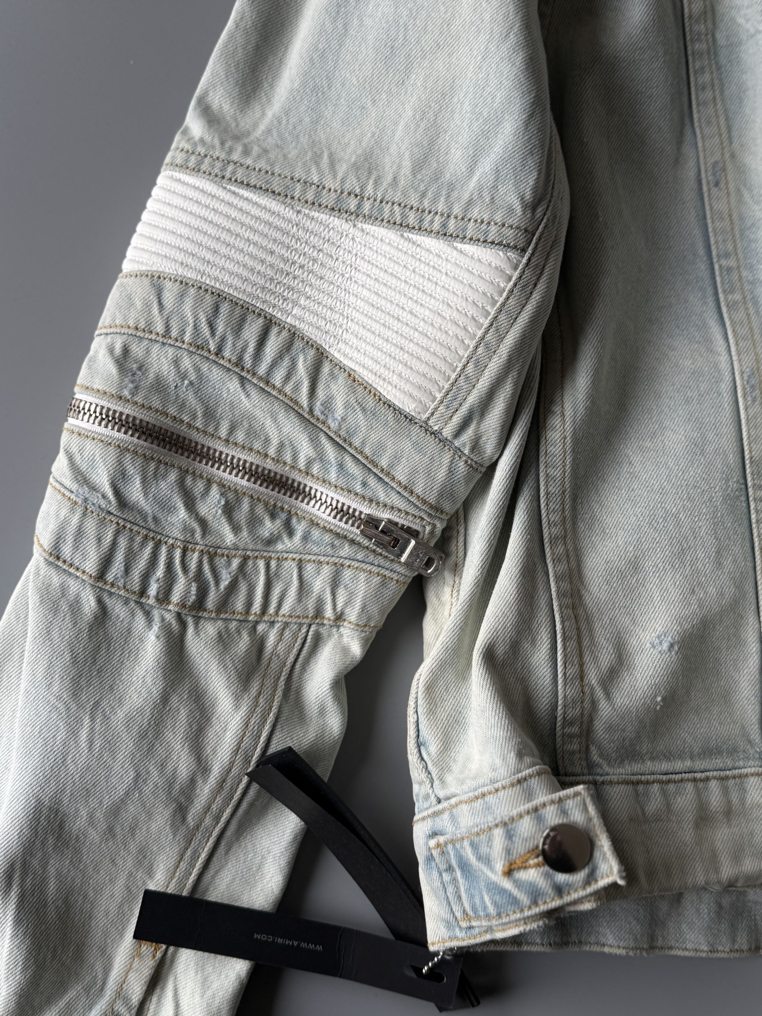 Amiri Amiri Biker Jeans jacket Size US XL / EU 56 / 4 - 6 Thumbnail