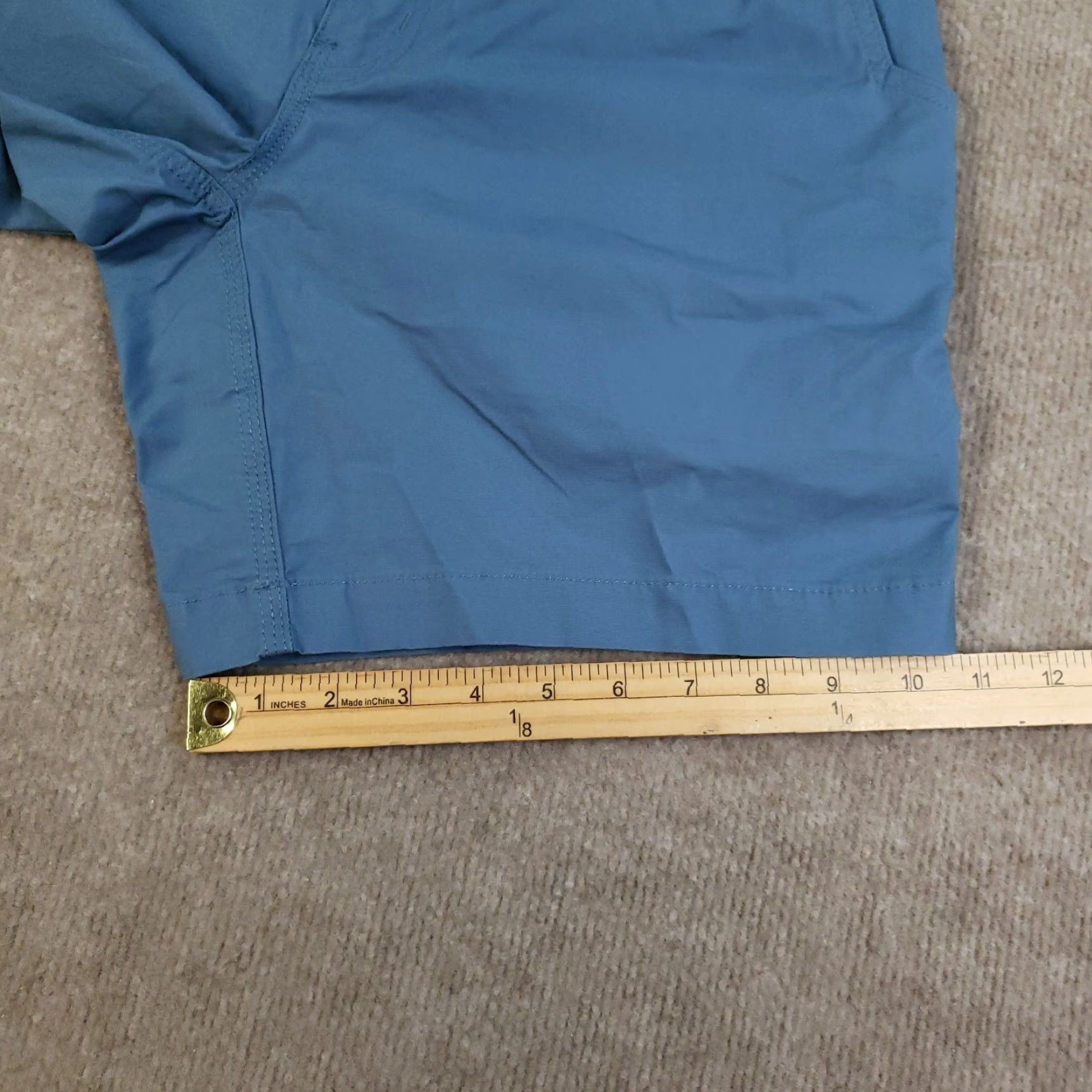 Mountain Khakis Mountain Khakis Shorts Mens Blue 7" Inseam Flat Front Stretch Poplin Classic Fit 30 Casual Chino 30 Mens Size US 30 / EU 46 - 3 Thumbnail