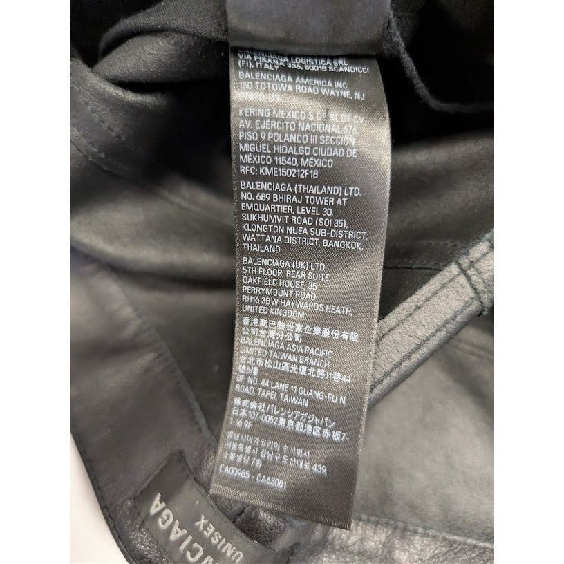 Balenciaga o1rshd1 Soft Matte Leather Medium Fit Pants in Black Size US 32 / EU 48 - 18 Thumbnail